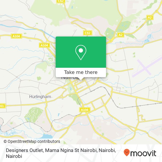 Designers Outlet, Mama Ngina St Nairobi, Nairobi map