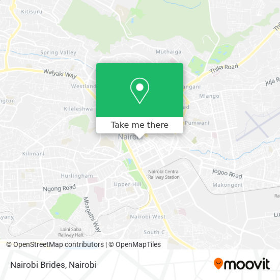 Nairobi Brides map