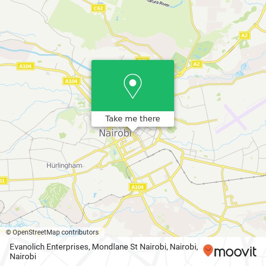 Evanolich Enterprises, Mondlane St Nairobi, Nairobi map