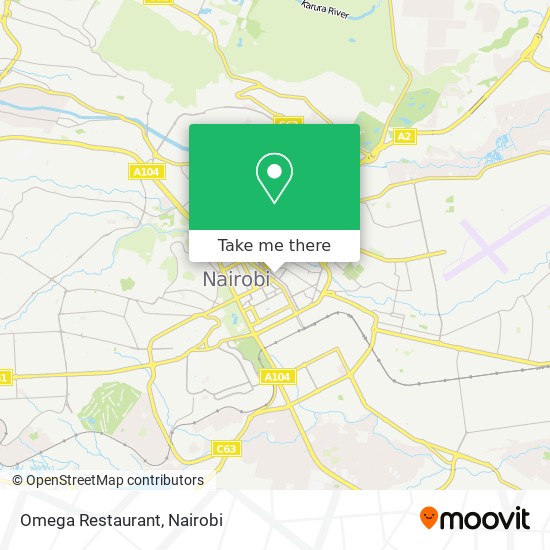 Omega Restaurant map