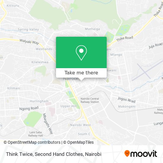 Think Twice, Second Hand Clothes map