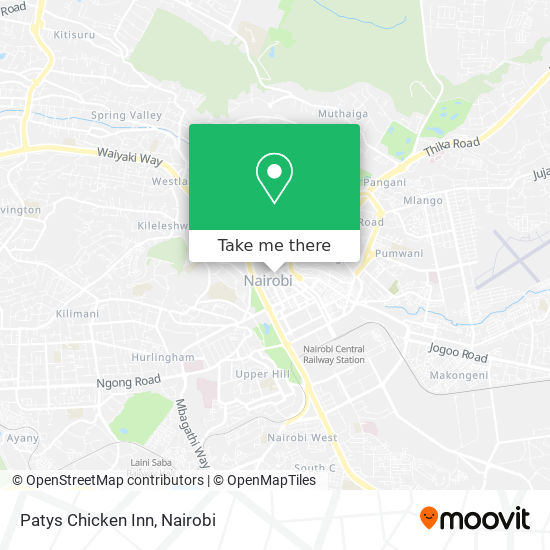 Patys Chicken Inn map