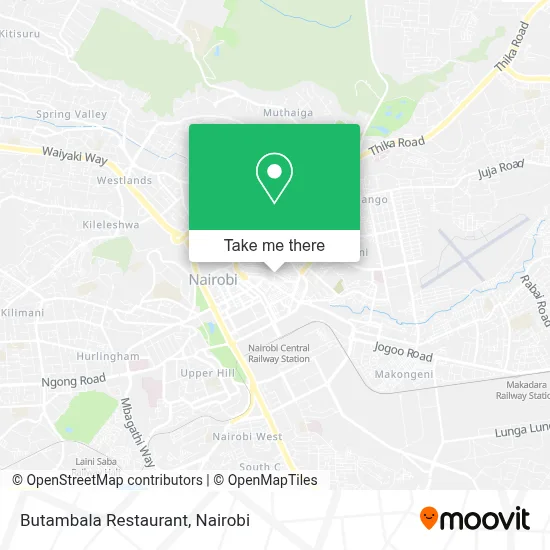 Butambala Restaurant map