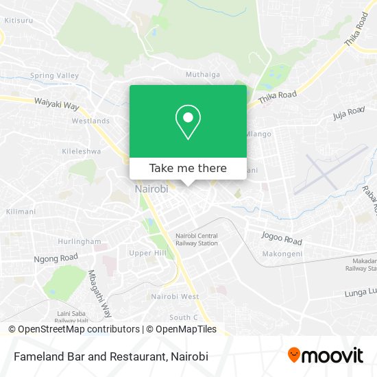Fameland Bar and Restaurant map