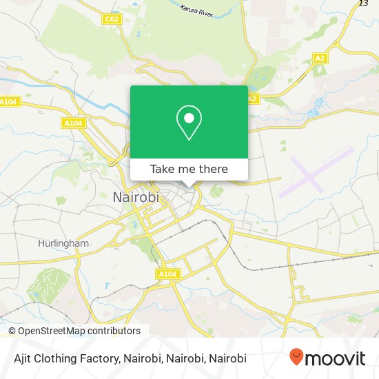 Ajit Clothing Factory, Nairobi, Nairobi map