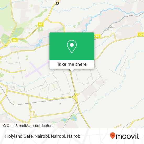 Holyland Cafe, Nairobi, Nairobi map