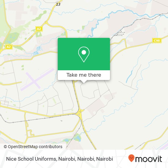 Nice School Uniforms, Nairobi, Nairobi map