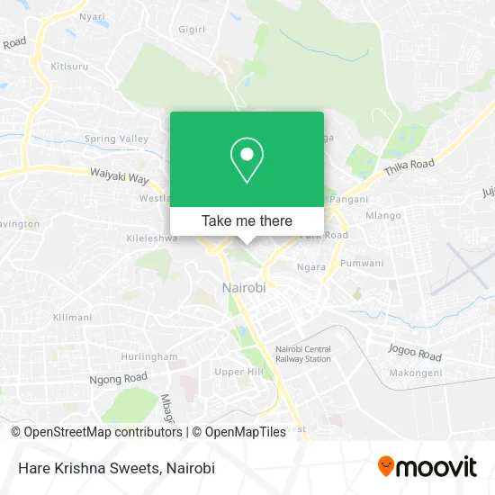 Hare Krishna Sweets map