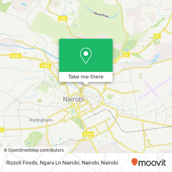 Rizzoli Foods, Ngara Ln Nairobi, Nairobi map