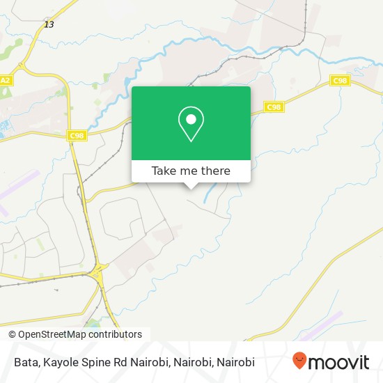 Bata, Kayole Spine Rd Nairobi, Nairobi map