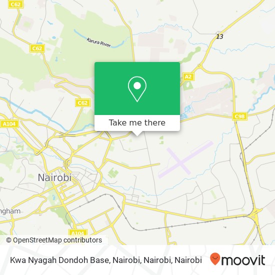 Kwa Nyagah Dondoh Base, Nairobi, Nairobi map