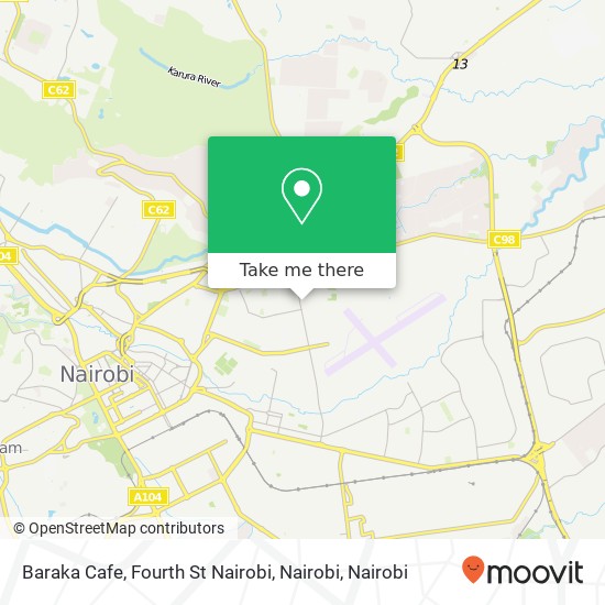 Baraka Cafe, Fourth St Nairobi, Nairobi map