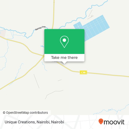 Unique Creations, Nairobi map