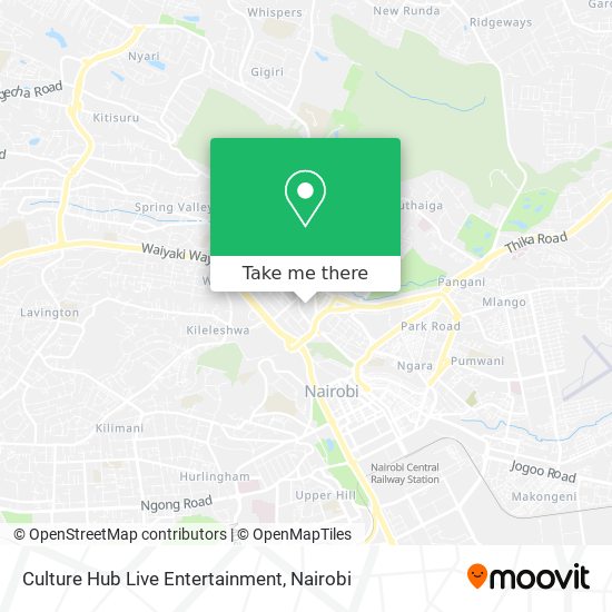 Culture Hub Live Entertainment map