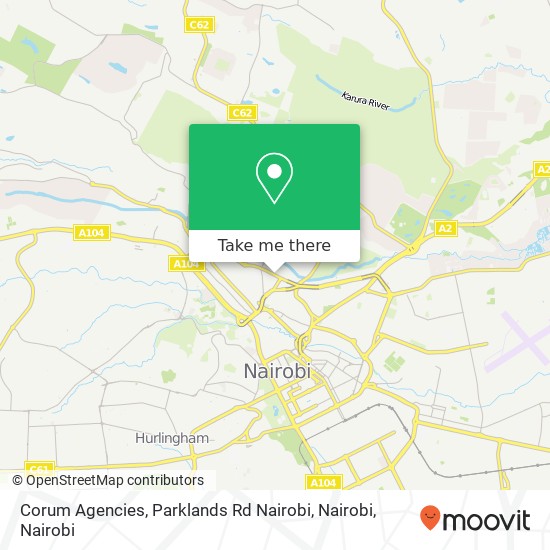 Corum Agencies, Parklands Rd Nairobi, Nairobi map