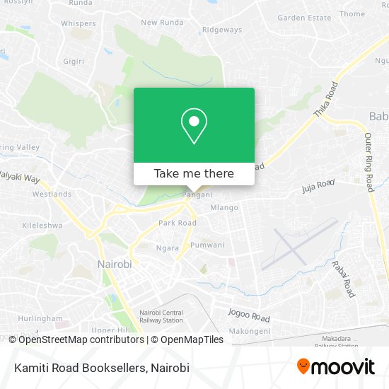 Kamiti Road Booksellers map