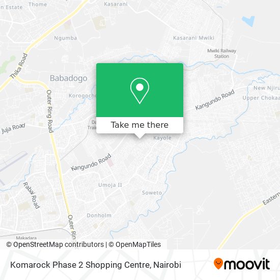 Komarock Phase 2 Shopping Centre map