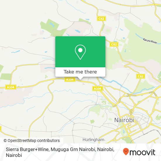 Sierra Burger+Wine, Muguga Grn Nairobi, Nairobi map