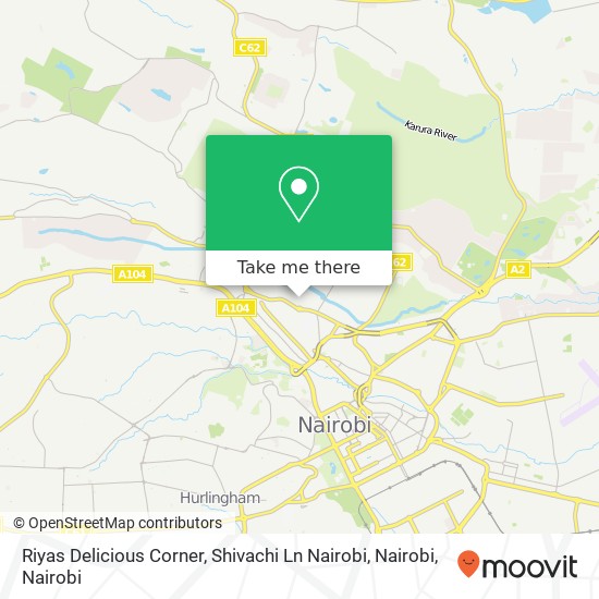 Riyas Delicious Corner, Shivachi Ln Nairobi, Nairobi map