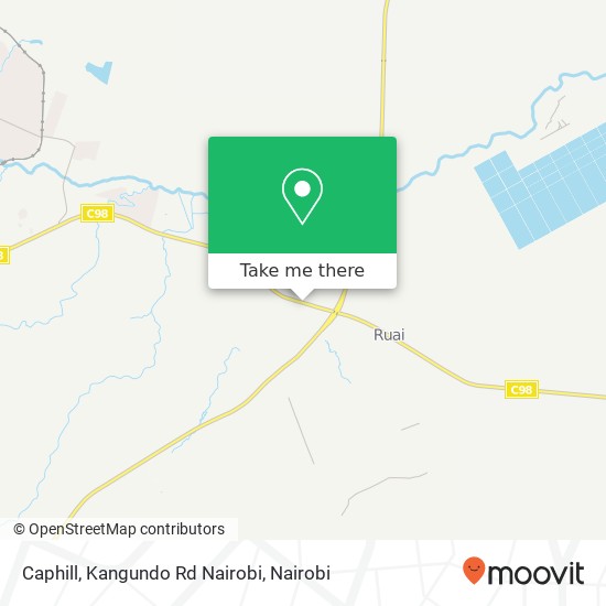 Caphill, Kangundo Rd Nairobi map