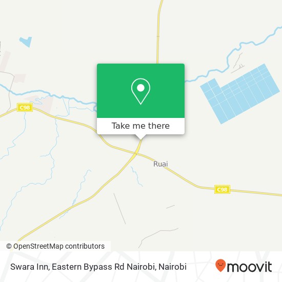 Swara Inn, Eastern Bypass Rd Nairobi map