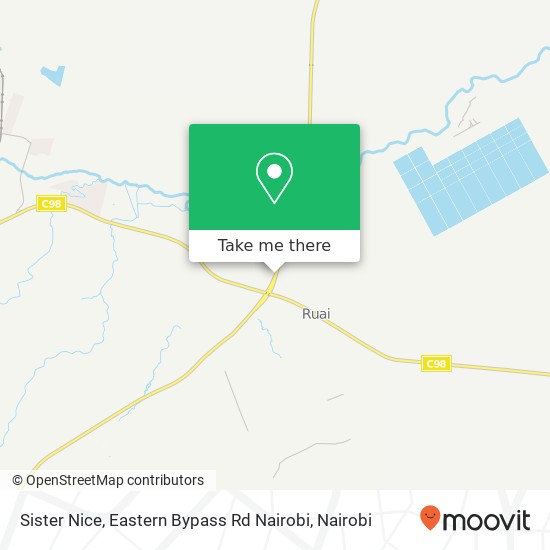 Sister Nice, Eastern Bypass Rd Nairobi map