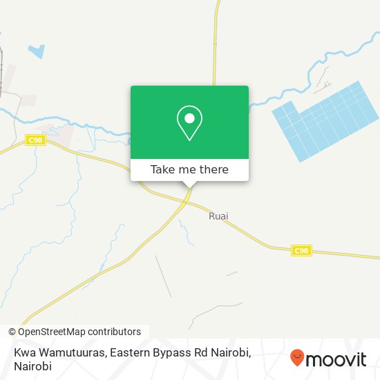 Kwa Wamutuuras, Eastern Bypass Rd Nairobi map