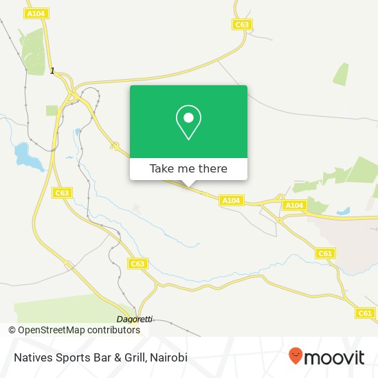 Natives Sports Bar & Grill map