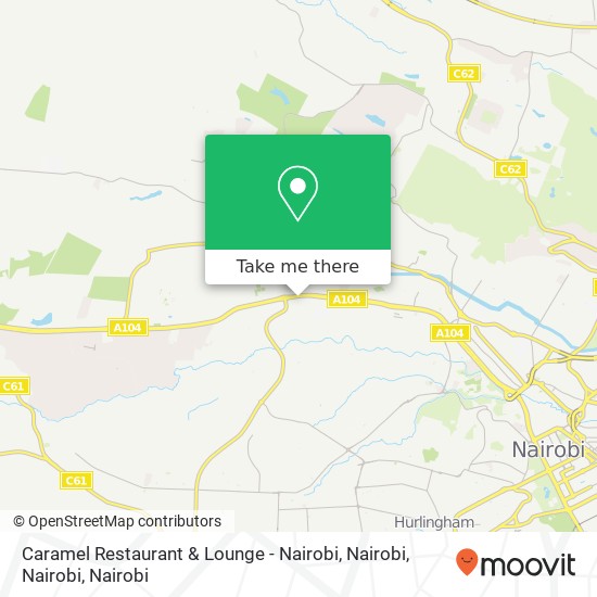 Caramel Restaurant & Lounge - Nairobi, Nairobi, Nairobi map