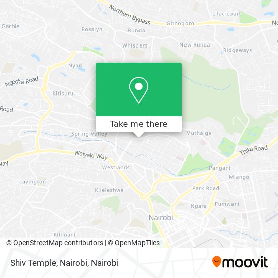 Shiv Temple, Nairobi map