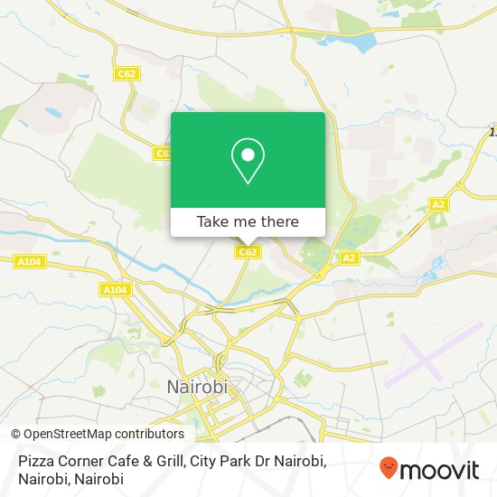 Pizza Corner Cafe & Grill, City Park Dr Nairobi, Nairobi map