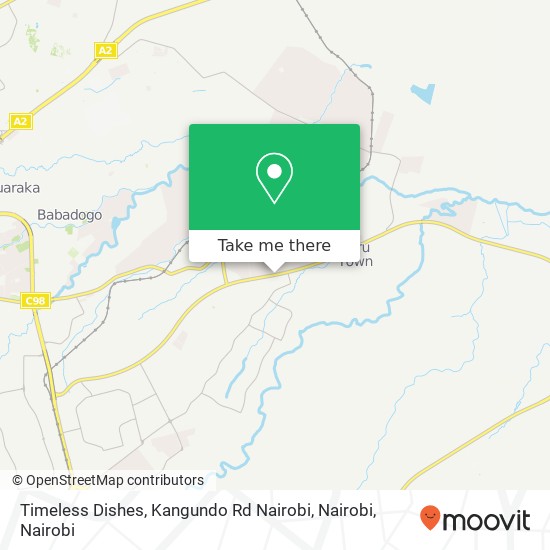 Timeless Dishes, Kangundo Rd Nairobi, Nairobi map