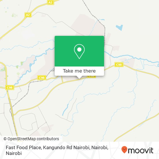 Fast Food Place, Kangundo Rd Nairobi, Nairobi map