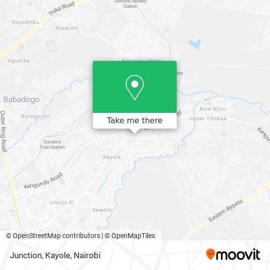 Junction, Kayole map