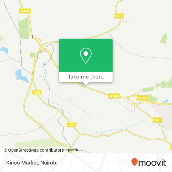 Kinoo Market map