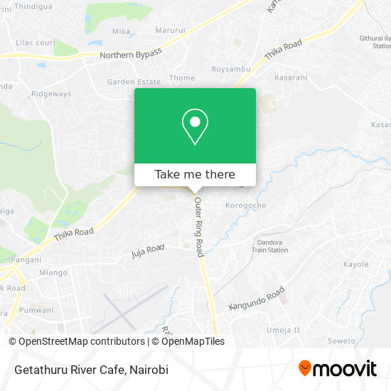 Getathuru River Cafe map