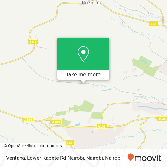 Ventana, Lower Kabete Rd Nairobi, Nairobi map