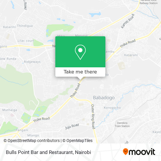 Bulls Point Bar and Restaurant map