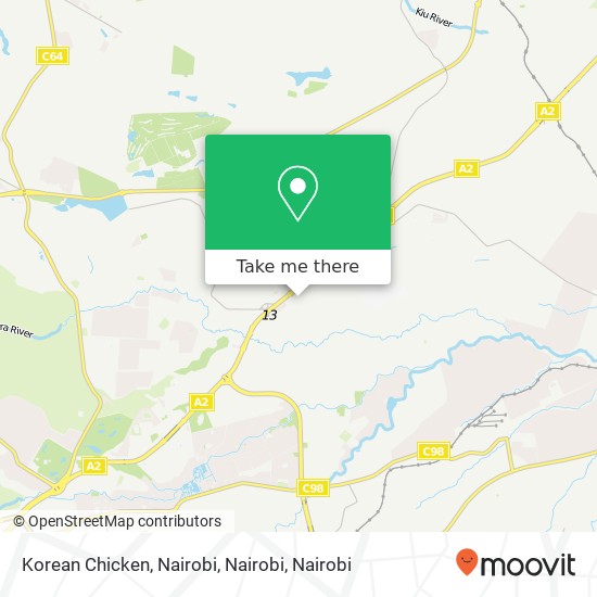 Korean Chicken, Nairobi, Nairobi map