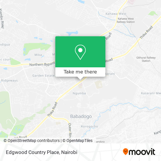 Edgwood Country Place map