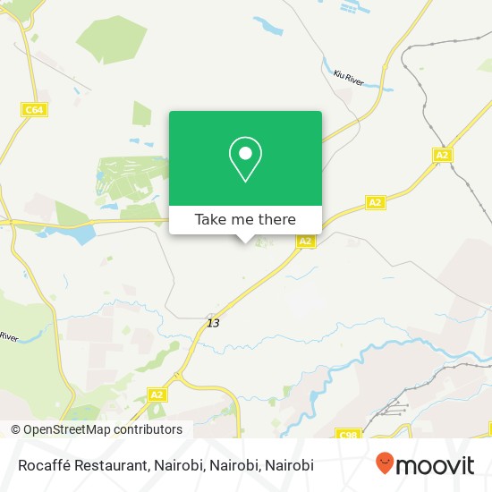 Rocaffé Restaurant, Nairobi, Nairobi map