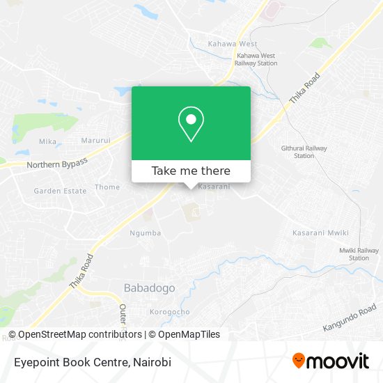 Eyepoint Book Centre map