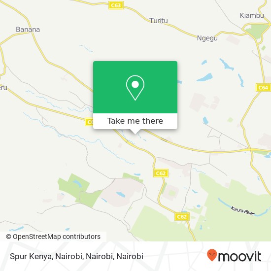 Spur Kenya, Nairobi, Nairobi map