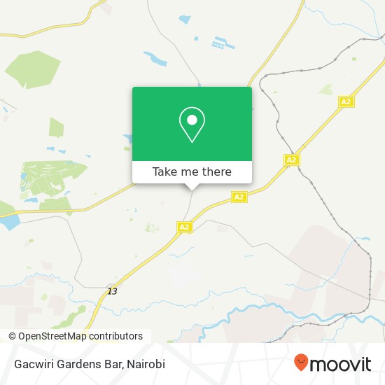 Gacwiri Gardens Bar map