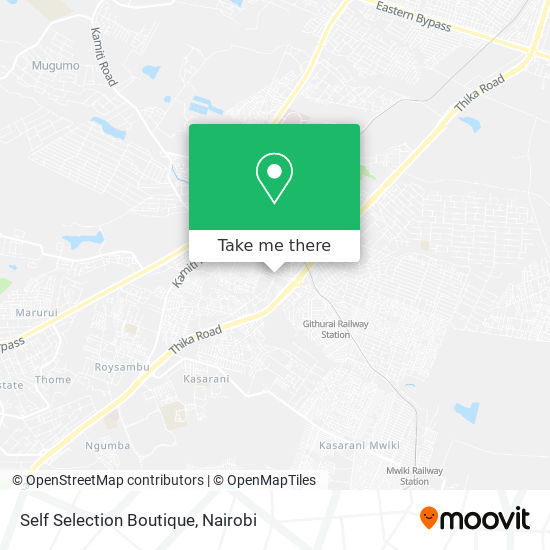 Self Selection Boutique map
