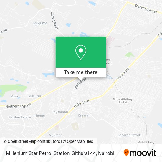 Millenium Star Petrol Station, Githurai 44 map