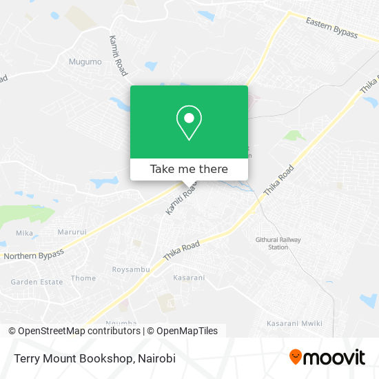 Terry Mount Bookshop map