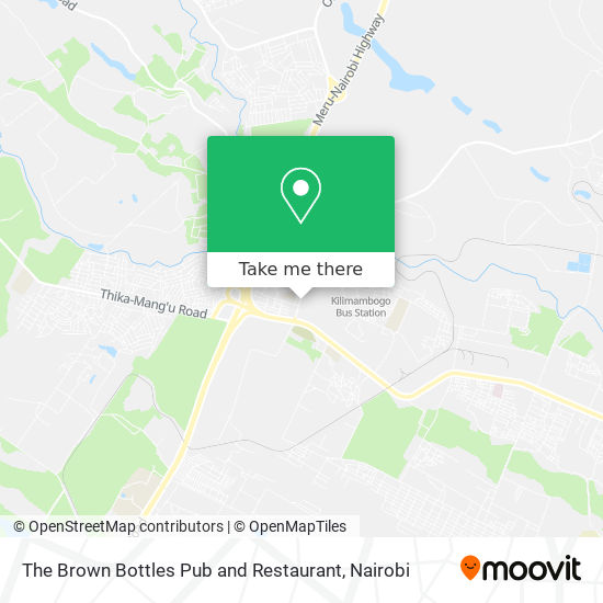 The Brown Bottles Pub and Restaurant map