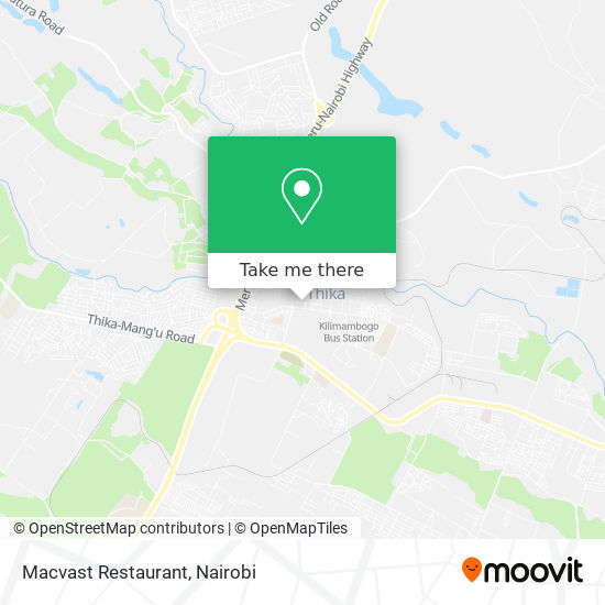 Macvast Restaurant map