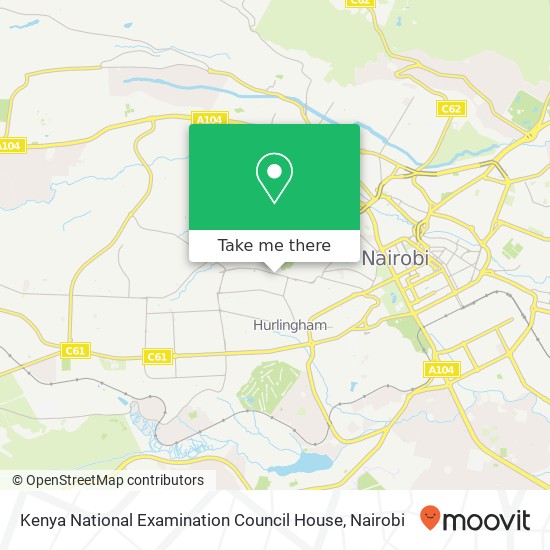 Kenya National Examination Council House map